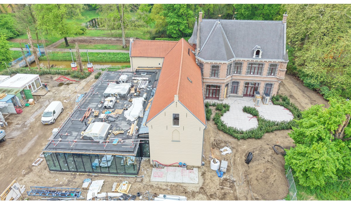 Renovatie en aanbouw serre Kasteel Steenenburg
